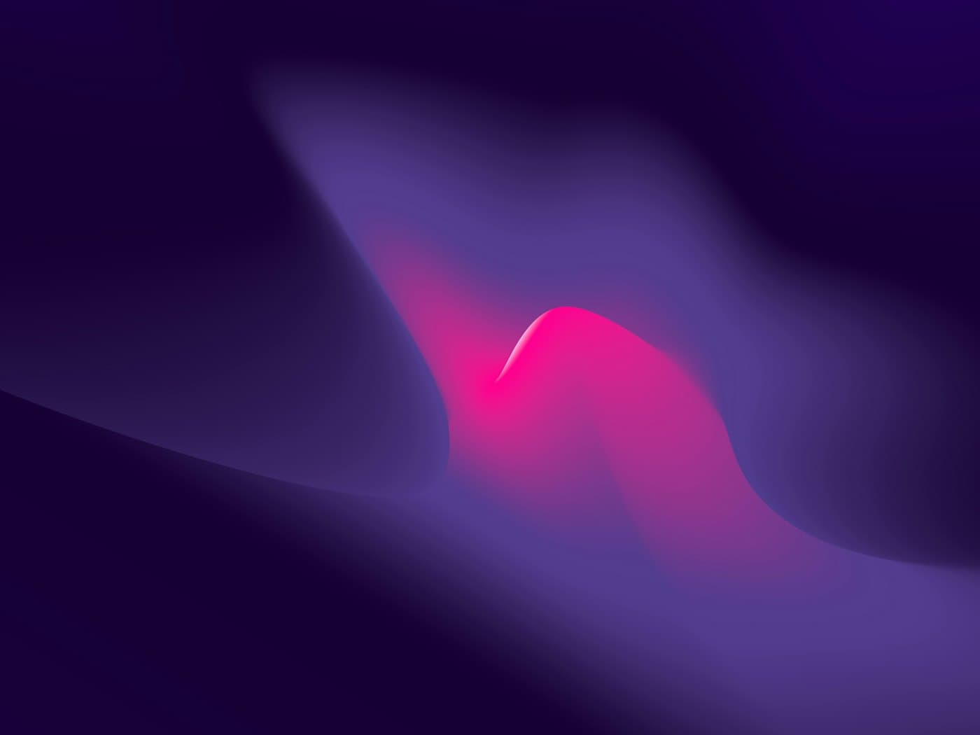 Purple and blue gradient waves