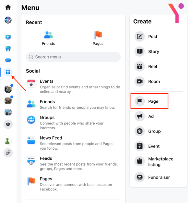 Step 2 Create a Facebook Page