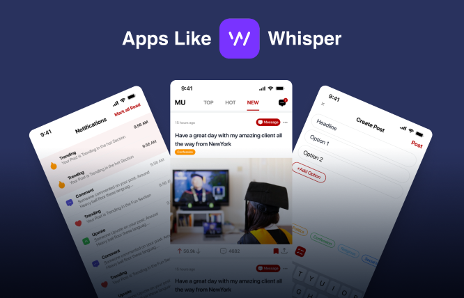 Create Trending Anonymous Chat Apps Like Whisper