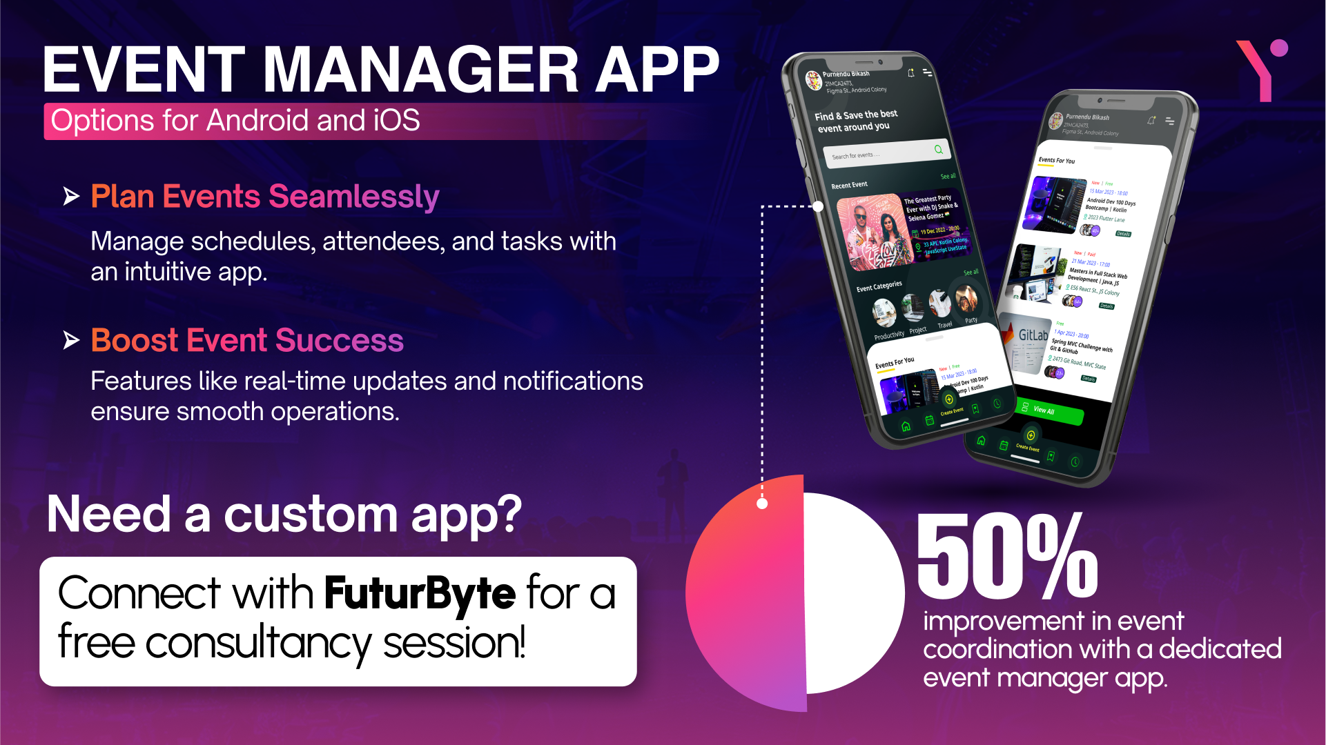 What is the Purpose of the Event Manager App?